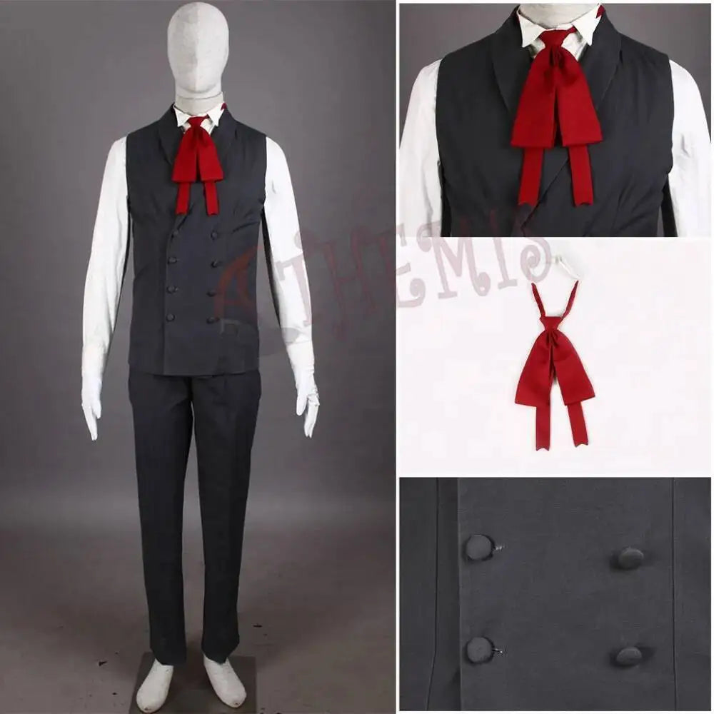 New Vampire Hunter Cosplay Hellsing Alucard Cosplay Costumes Coat Hat Wig To Choose For Game Party Halloween Custom Made