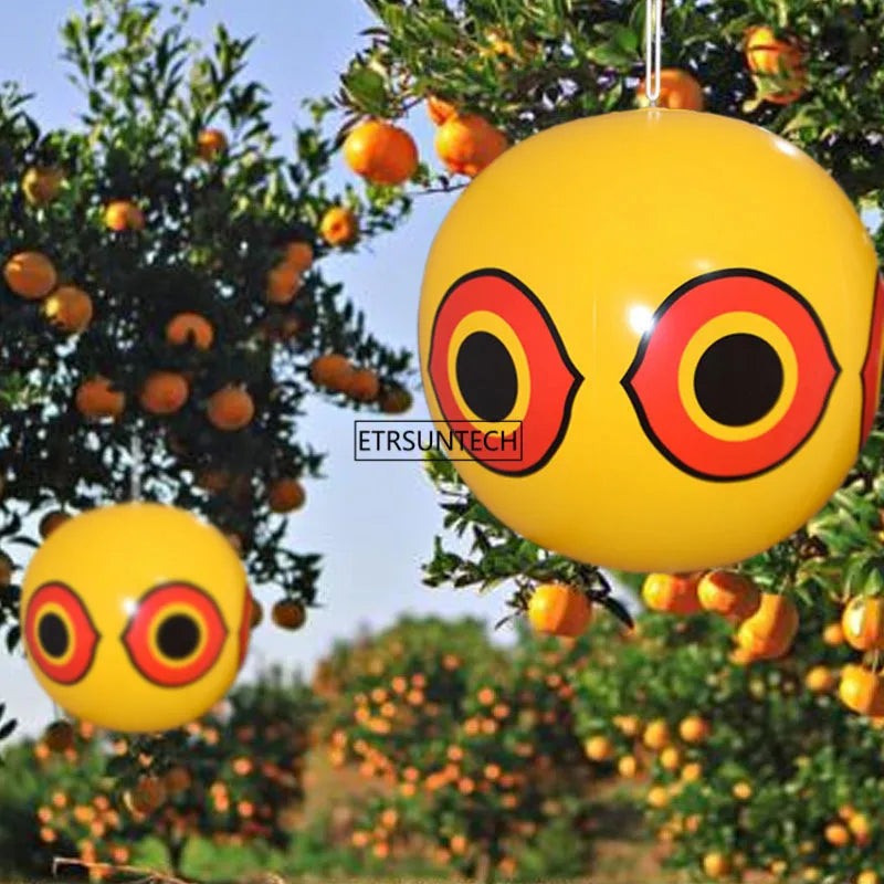 50pcs Inflatable Bird Repellent Ball Scare Eye Balloons Stops Pest Bird Problems Fast Reliable Visual Deterrent Tool