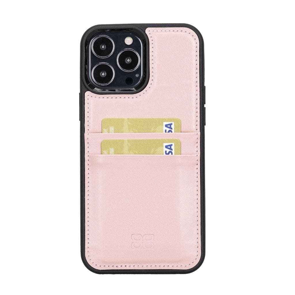 Flexible Leather Back Cover with CardHolder for iPhone 13 Series