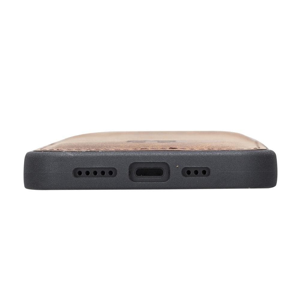 Flexible Leather Back Cover with CardHolder for iPhone 13 Series