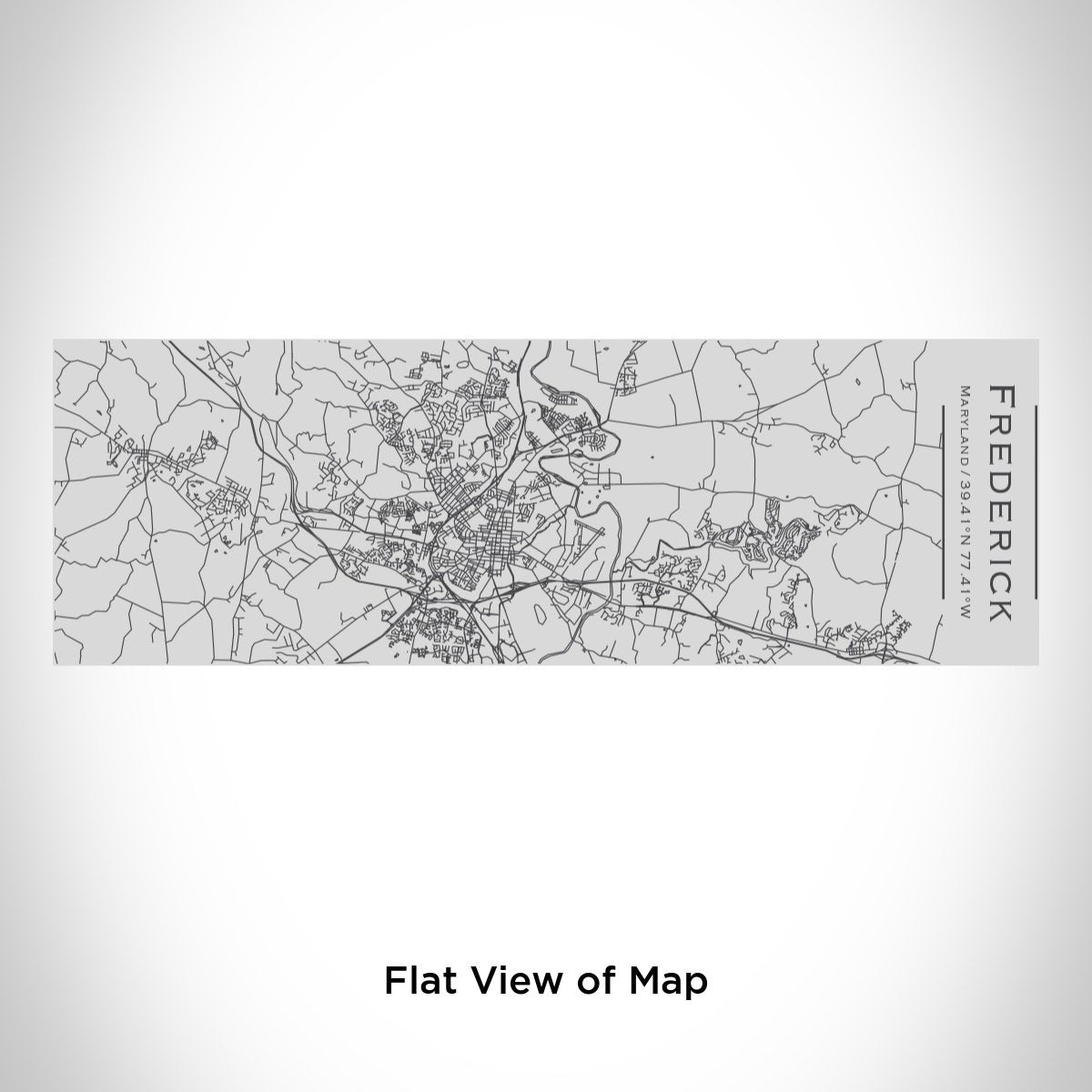 Frederick - Maryland Map Insulated Cup
