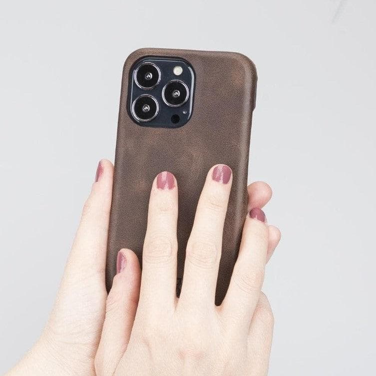 Fully Leather Back Cover for Apple iPhone 12 Series