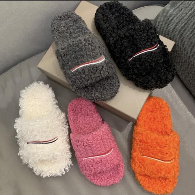 Designer Fuzzy Slides for Indoor & Outdoor  - Cute Soft Slippers