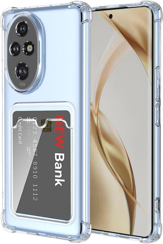 Honor 200 Pro Case with Camera Protector and Card Holder SFY Cover