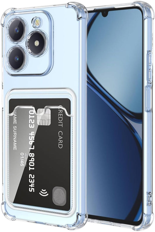 Realme C61 Case with Camera Protector and Card Holder SFY Cover