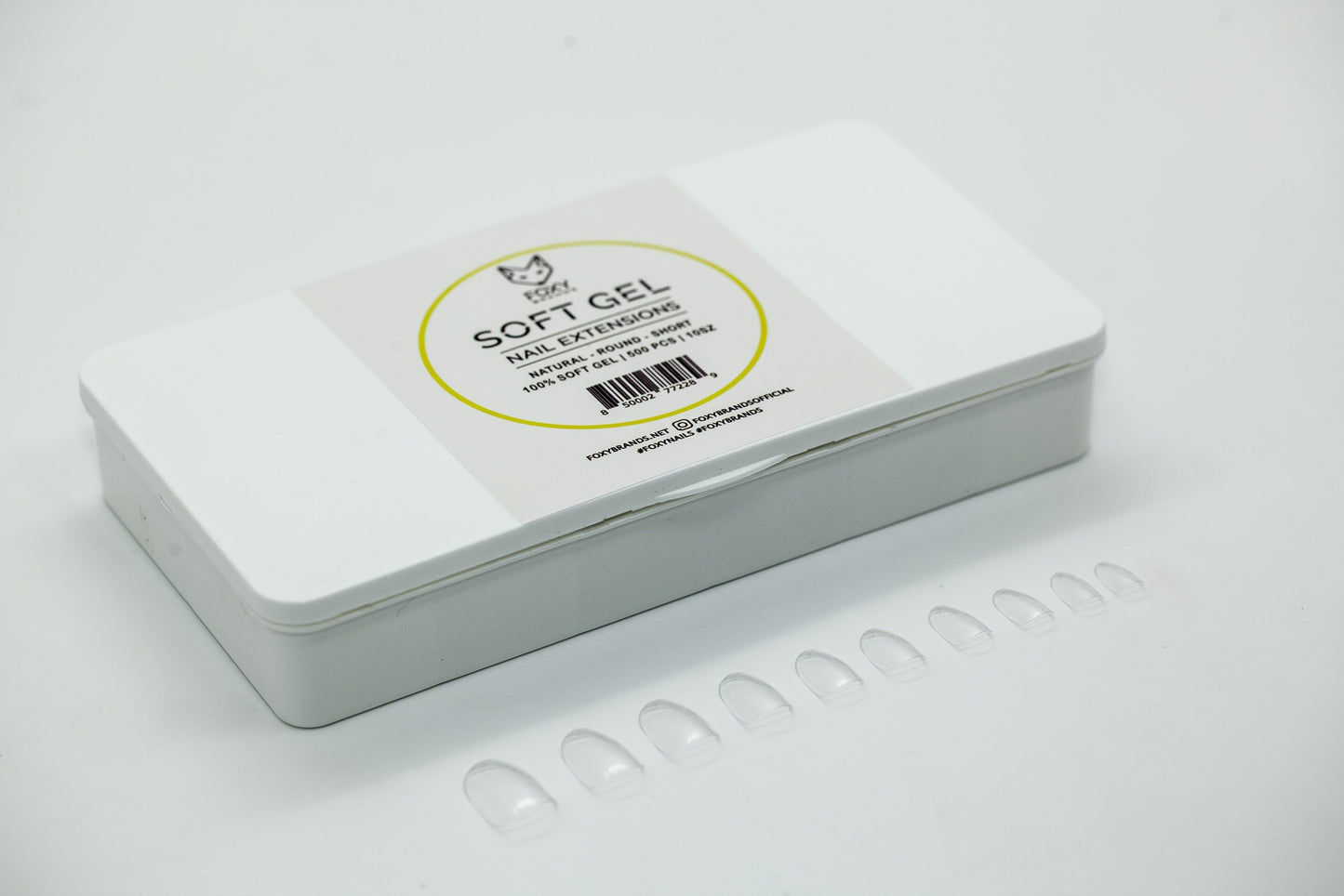 Foxy Soft Gel Nails – Oval Short (GEL-X Method)