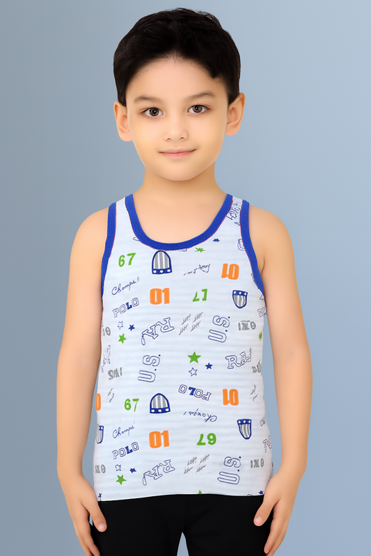 Cotton Vest baniyan for Baby-Red (Size-3-4 YEAR) | D105