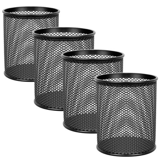 Metal Mesh Pen Holder Set of 4