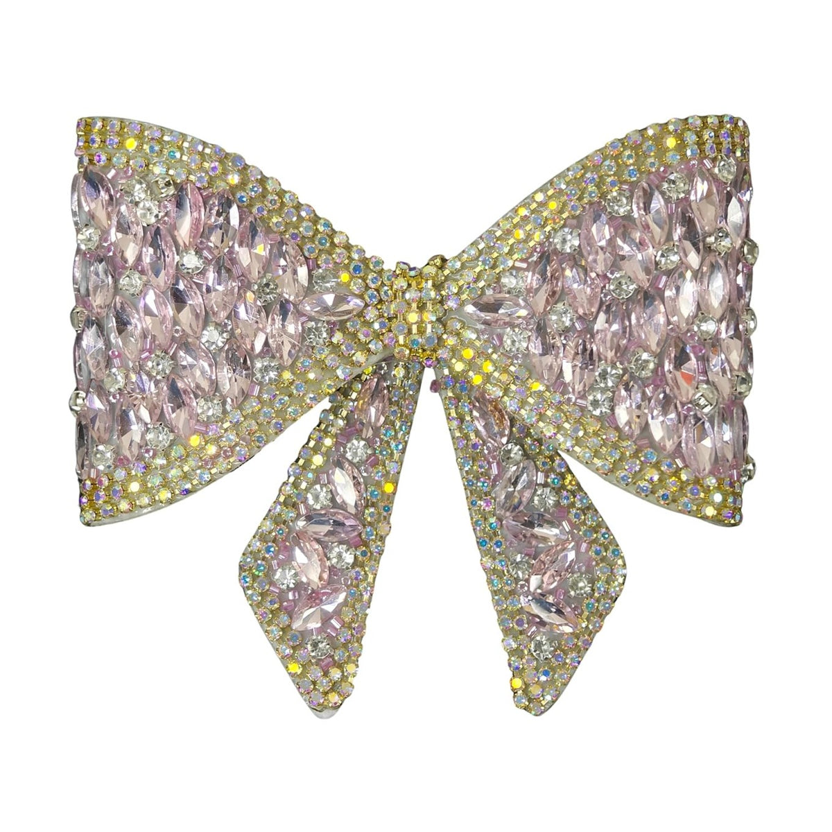 Classic Crystal Bow Hair Clip for Women