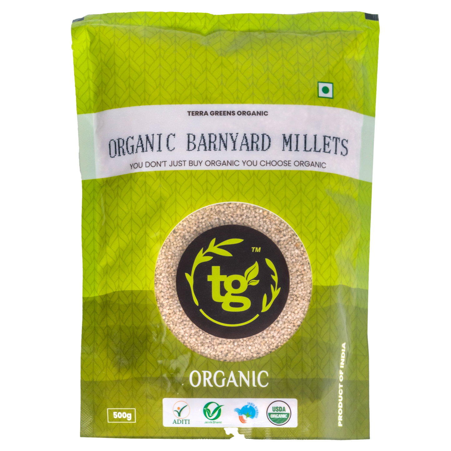 Organic Barnyard Millets – Terra Greens 500g