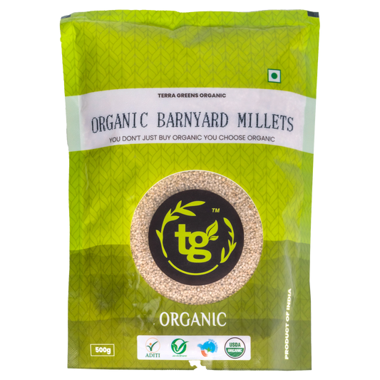 Organic Barnyard Millets – Terra Greens 500g