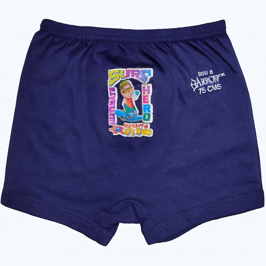 Kids Cotton Underwear, Drawer, Briefs, Panty-Dark Blue (Size-12-18