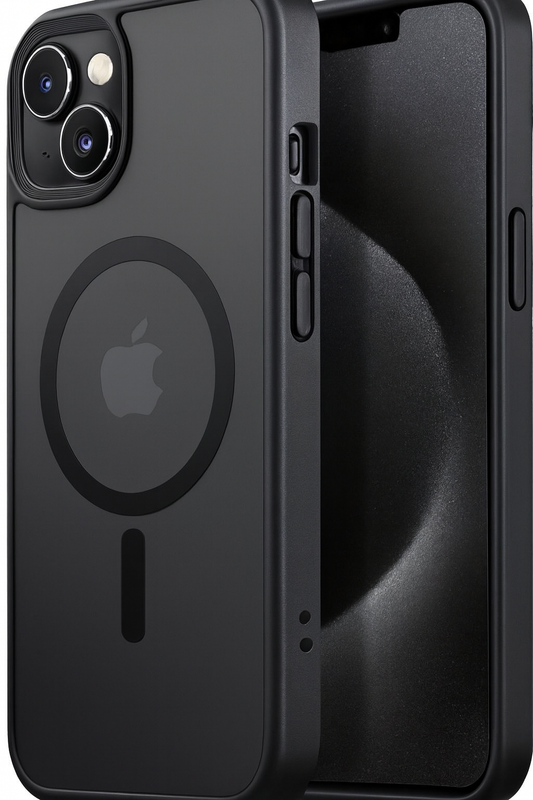 MagSafe-Compatible Black iPhone Case