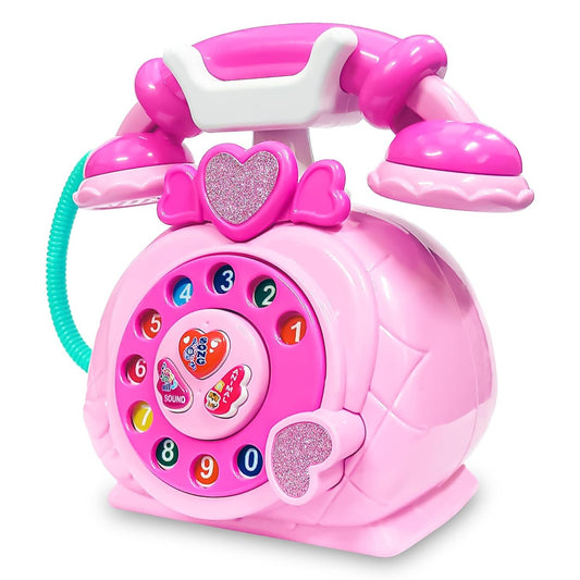 Kids Telephone Toy with Sound & Light