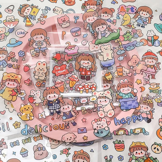 Cute Kawaii Sticker Set 100 Sheets