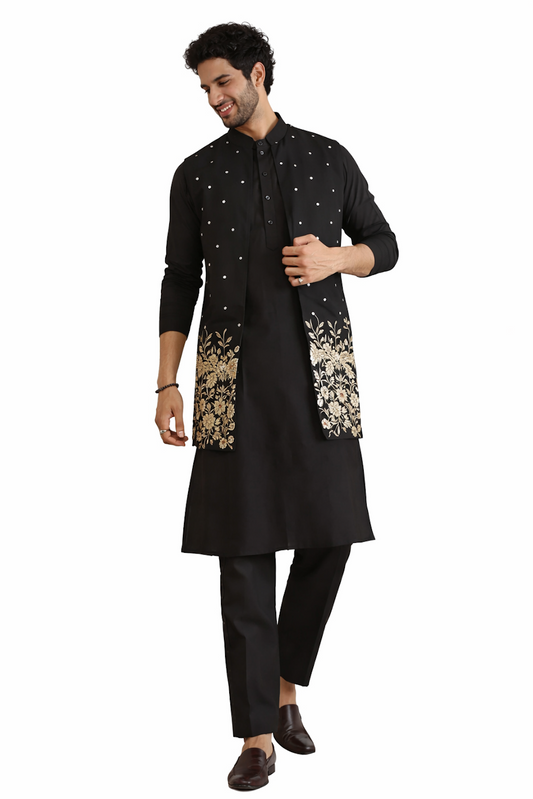 Men’s Kurta Pajama Set Classic Indian Outfit