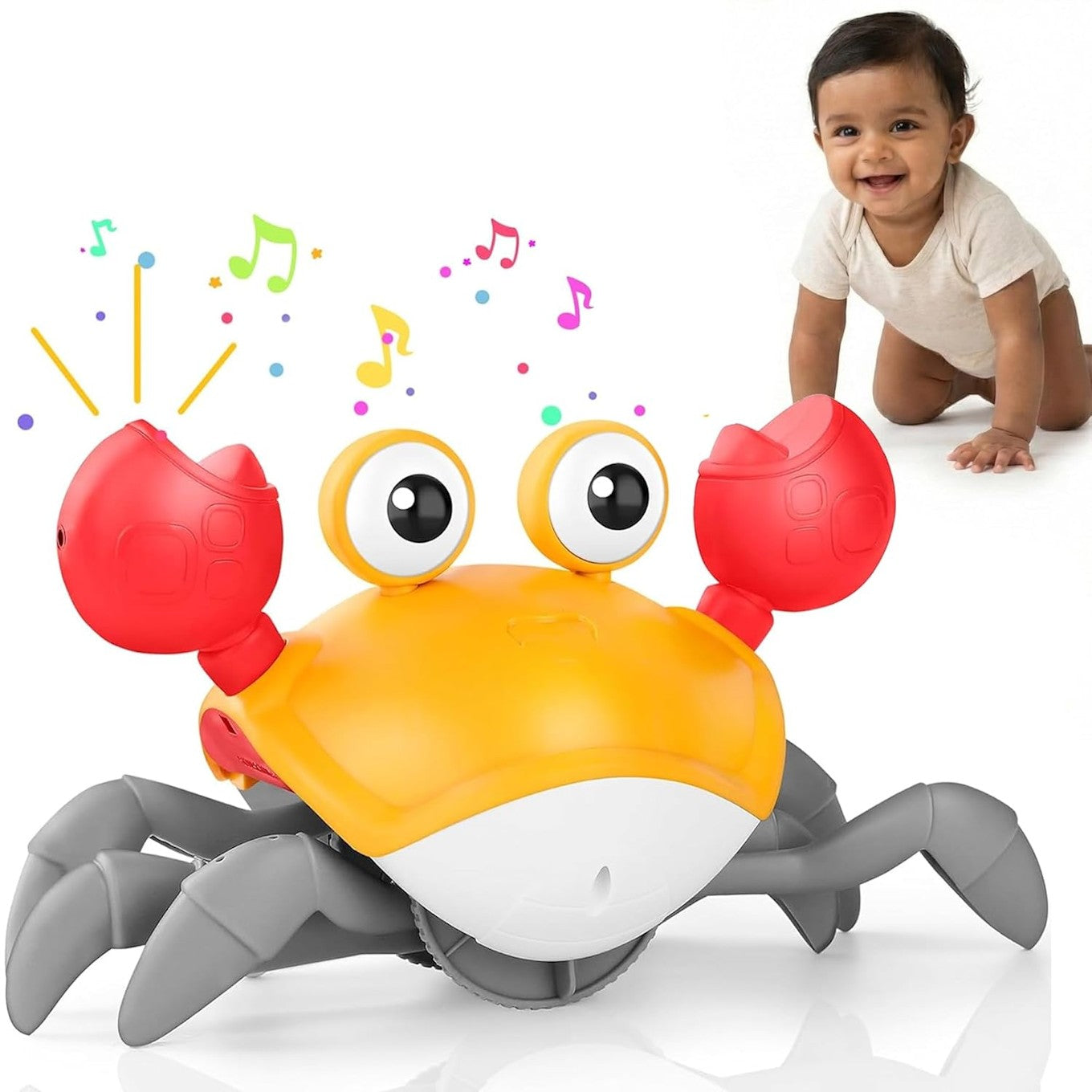 Crawling Crab Musical Baby Toy