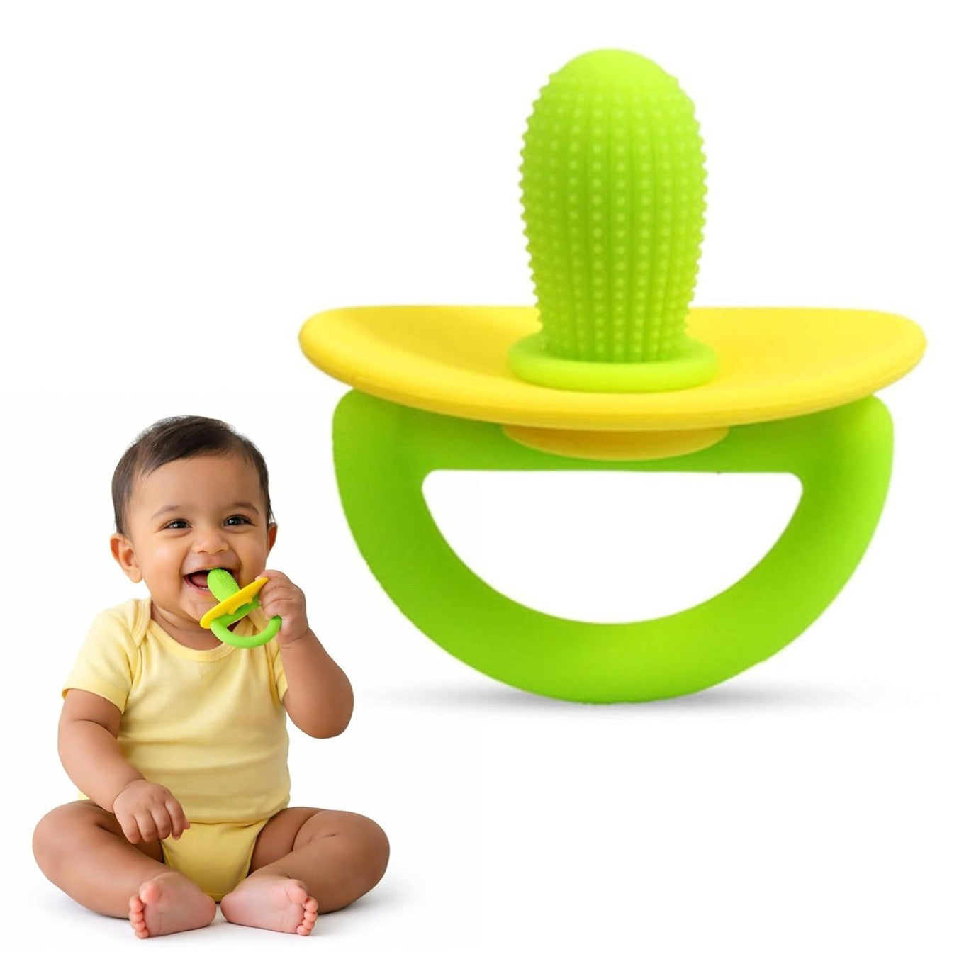 Cactus Silicone Baby Teether Soother