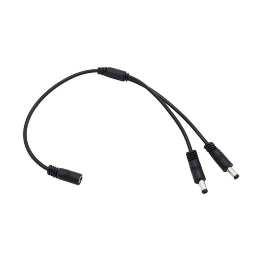 DC Female to 2 Male CCTV Splitter Cable
