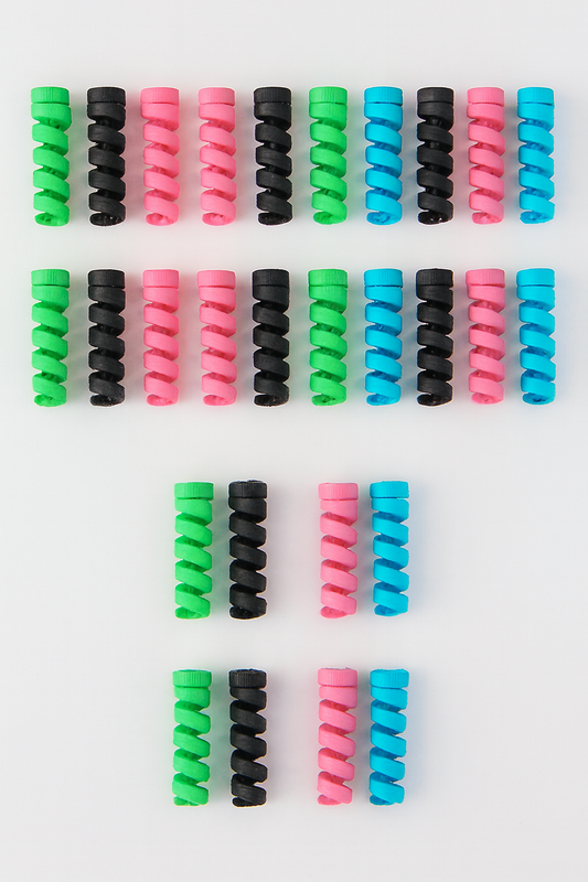 Spiral Hair Ties – Pack of 48