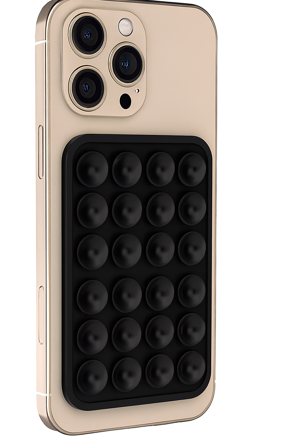 Suction Grip Pad Phone Cover – Gold
