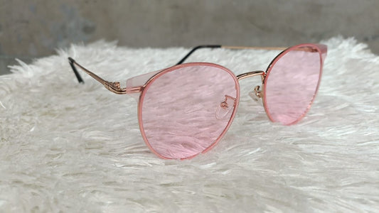 Uv Protection Ultra Lightweight Rectangular Polarized Sunglasses-Pink