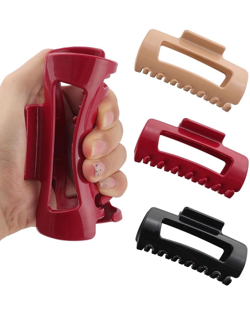 Soft Silicone Cloud Hair Claw Clips Pack of 2