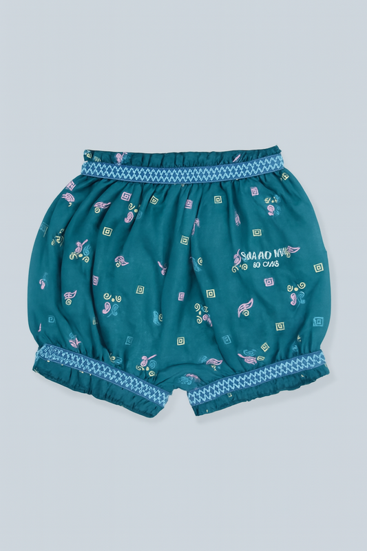 Kids Cotton Underwear, Drawer, Briefs, Panty-Teal (Size-8-9 YEAR) |