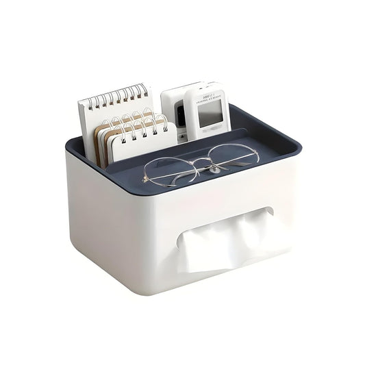 Desk Organizer with Tissue Holder Stand