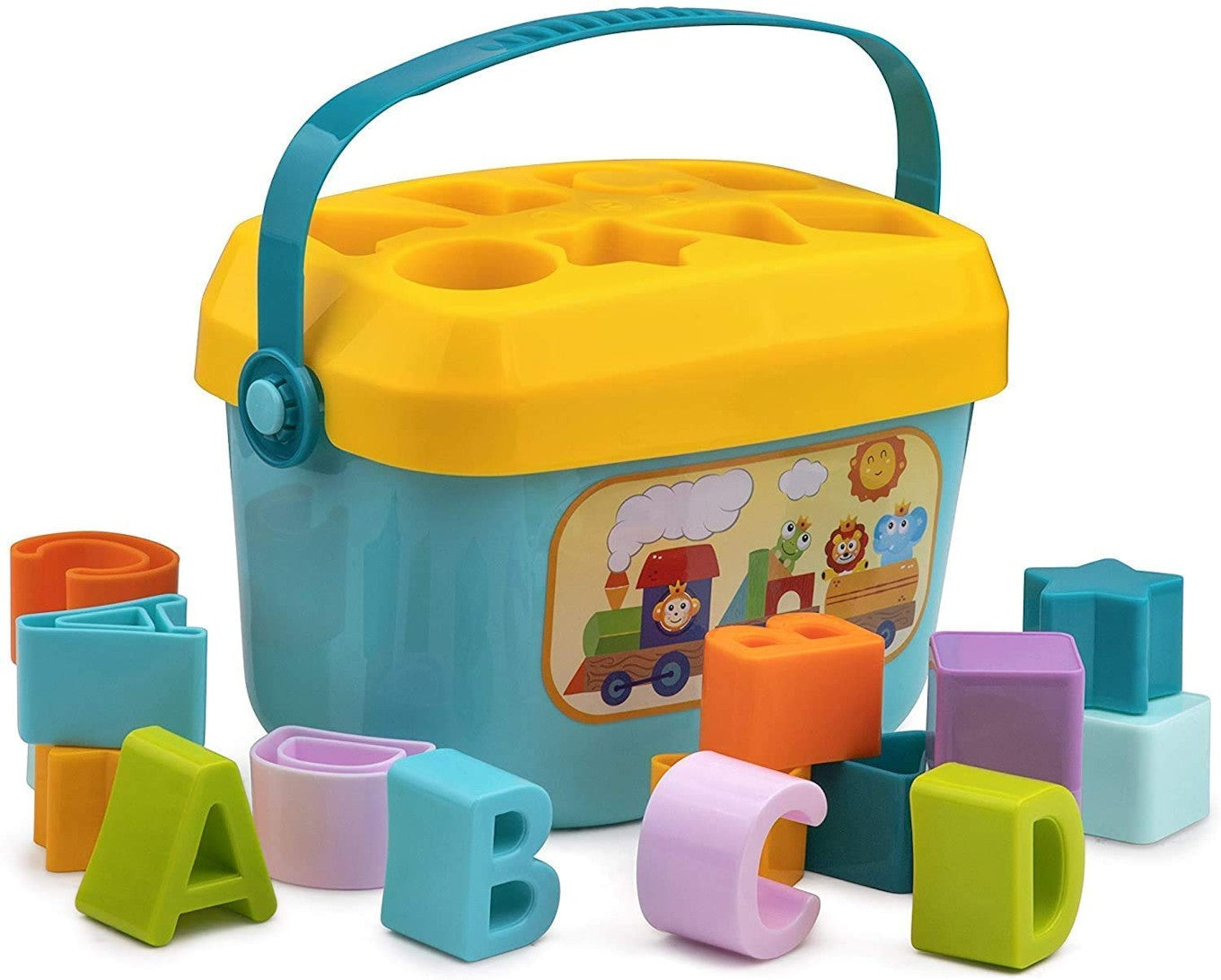 Baby Shape Sorter Blocks 16 Pieces