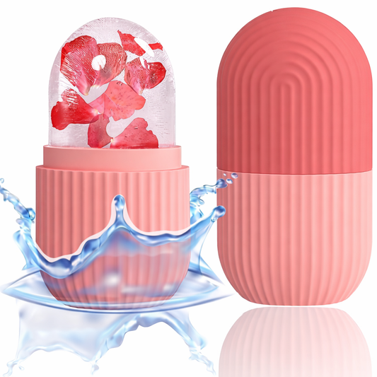 Reusable Facial Ice Roller with Storage Case