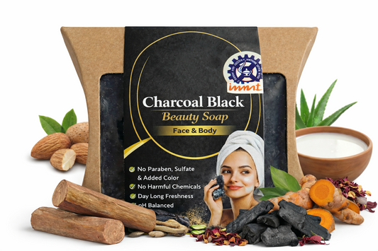 Charcoal Black Face & Body Beauty Soap