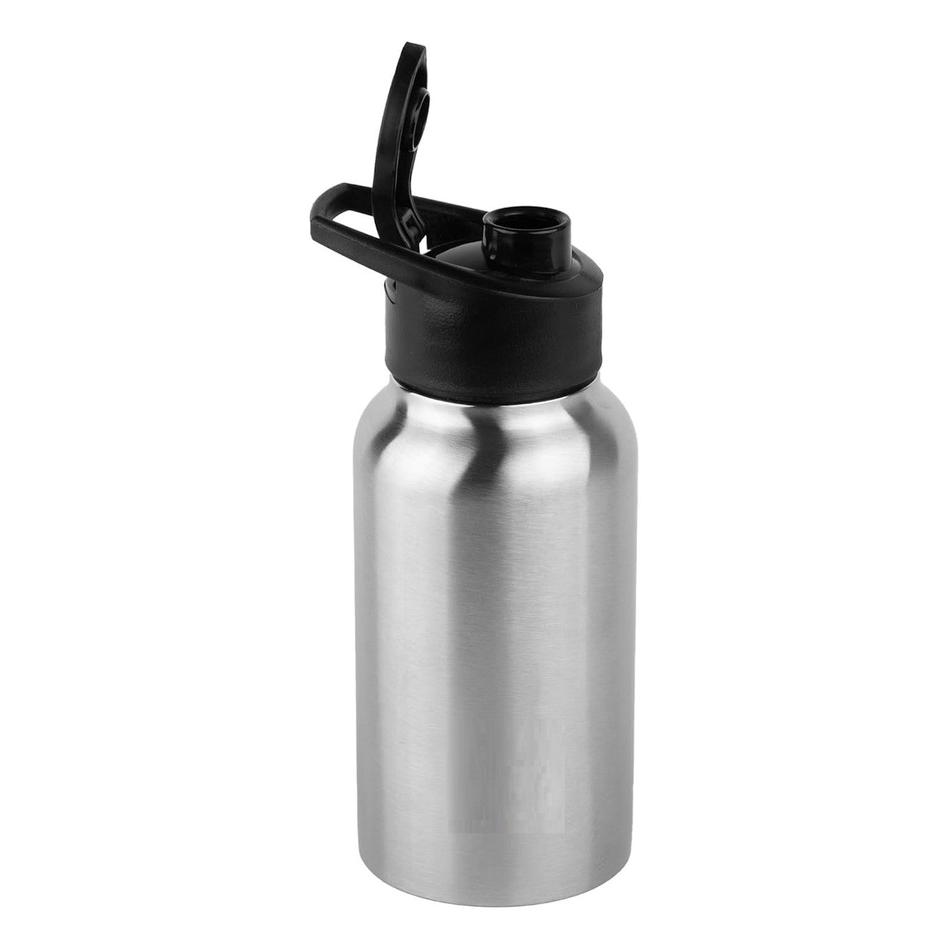 SPADES 500ml Steel Bottle Black Silver