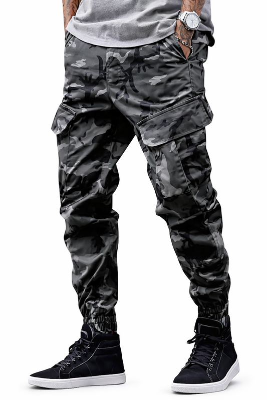 Men Cotton Trousers Comfortable Daily Wear