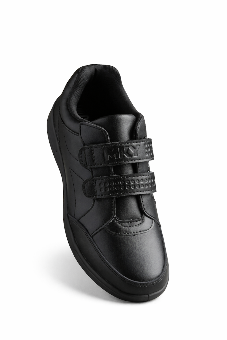Classic Black School Shoes with Durable Sole for Students
