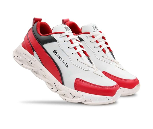 Sport Shoe for Mens | Outdoor Sport Shoe (Size-UK-8) (Color-RED&WHITE)