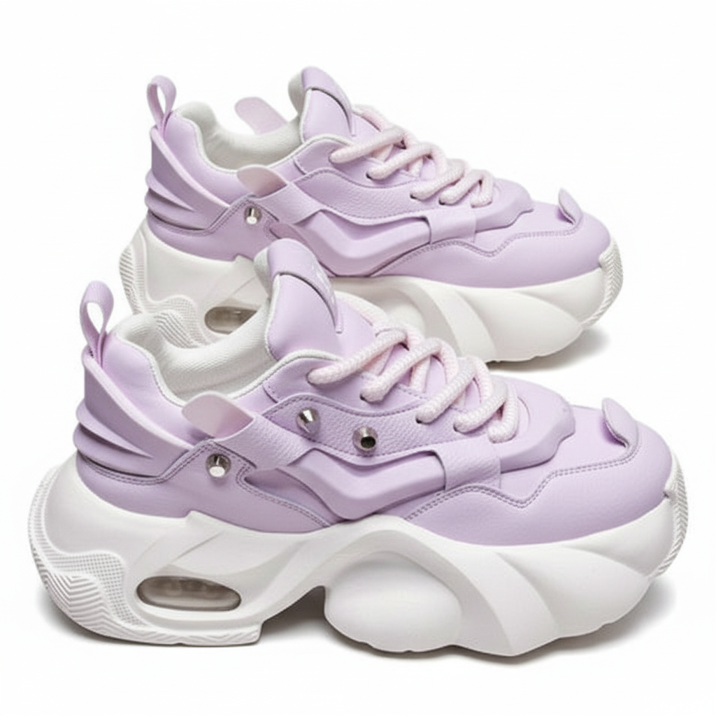 Women's Sport Sneakers Peach (UK-10)