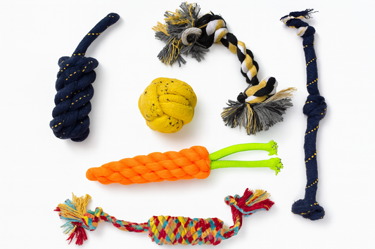 5 Pack Rope Chew Teething Toys for Puppies Dogs
