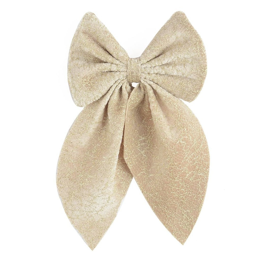 Hair Bow for Women/Girls | Polka Print Hair Bow Clip | Hair