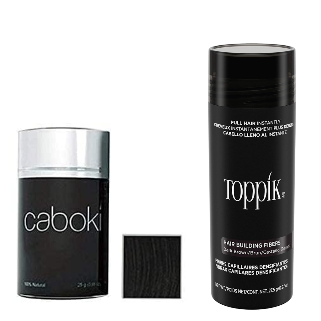 Hair Building Fiber & Hair Growing Fibers  pack of 2 Color BLACK