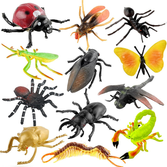Insect Animal Toy Set 12 Pcs