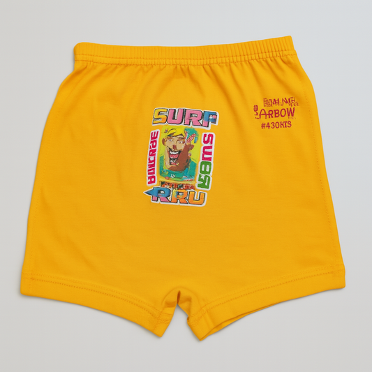 Kids Cotton Underwear, Drawer, Briefs, Panty-Yellow (Size-12-18 MONTH)