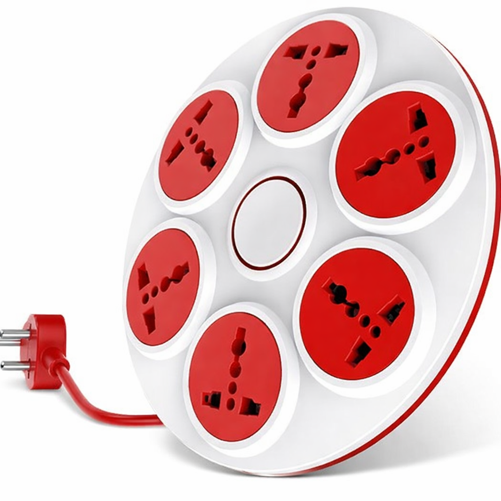 Power Strip with LED Indicator Switch