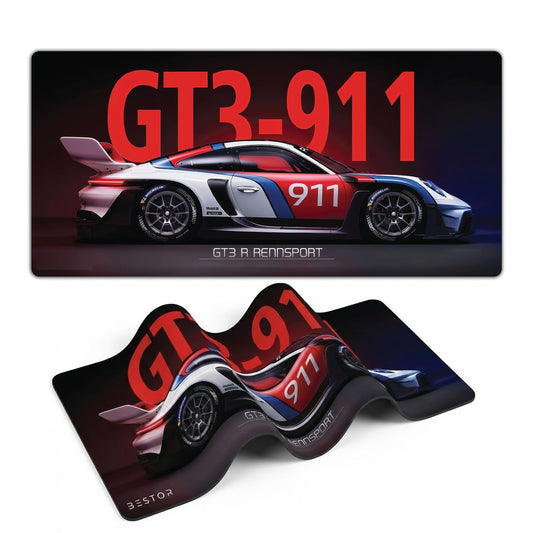 Extended Gaming Mouse Pad Racing Design