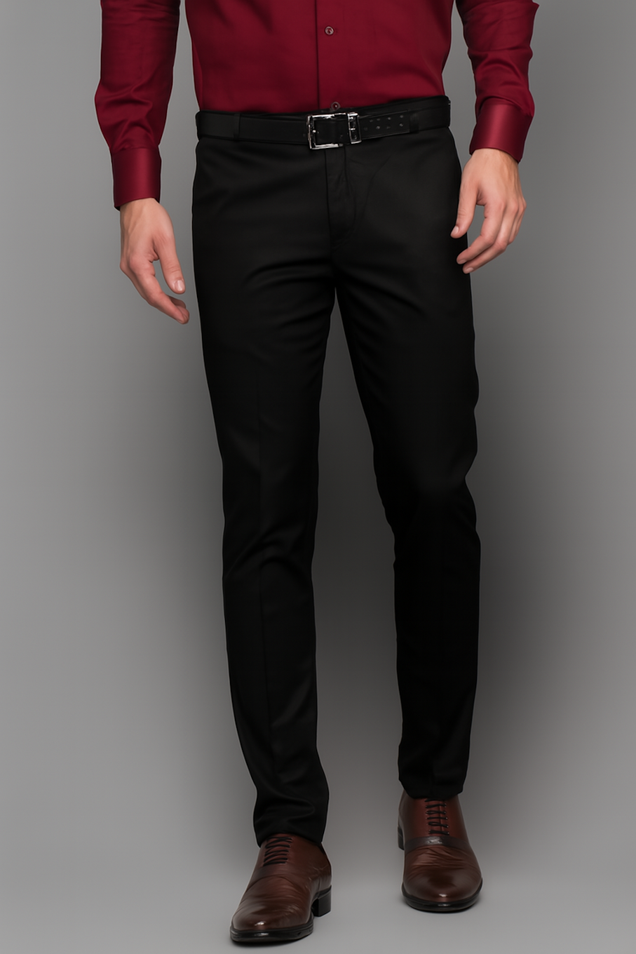 Men Formal Pant-Black (Size-38)