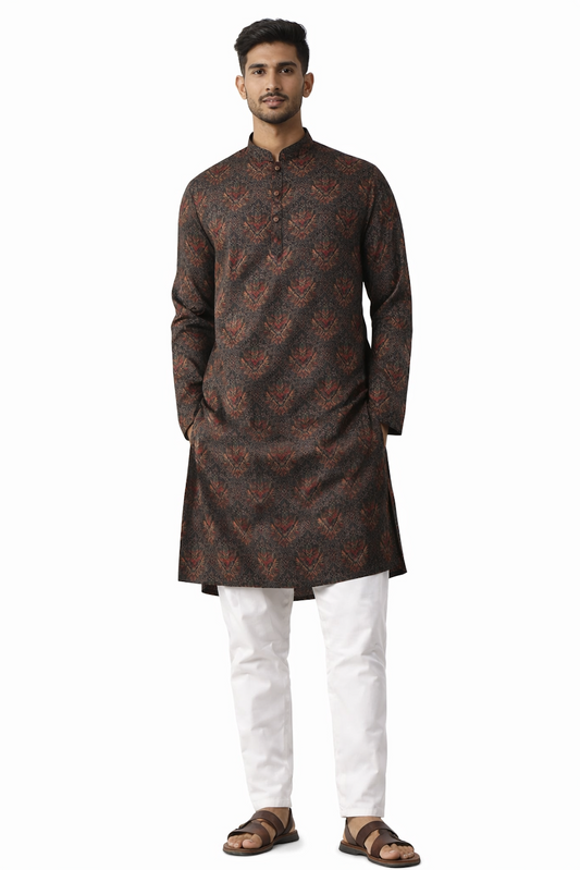 Premium Kurta Pajama Set for Men Stylish Look