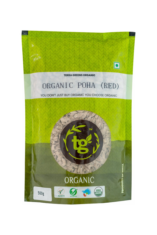 Organic Red Poha – Terra Greens 500g