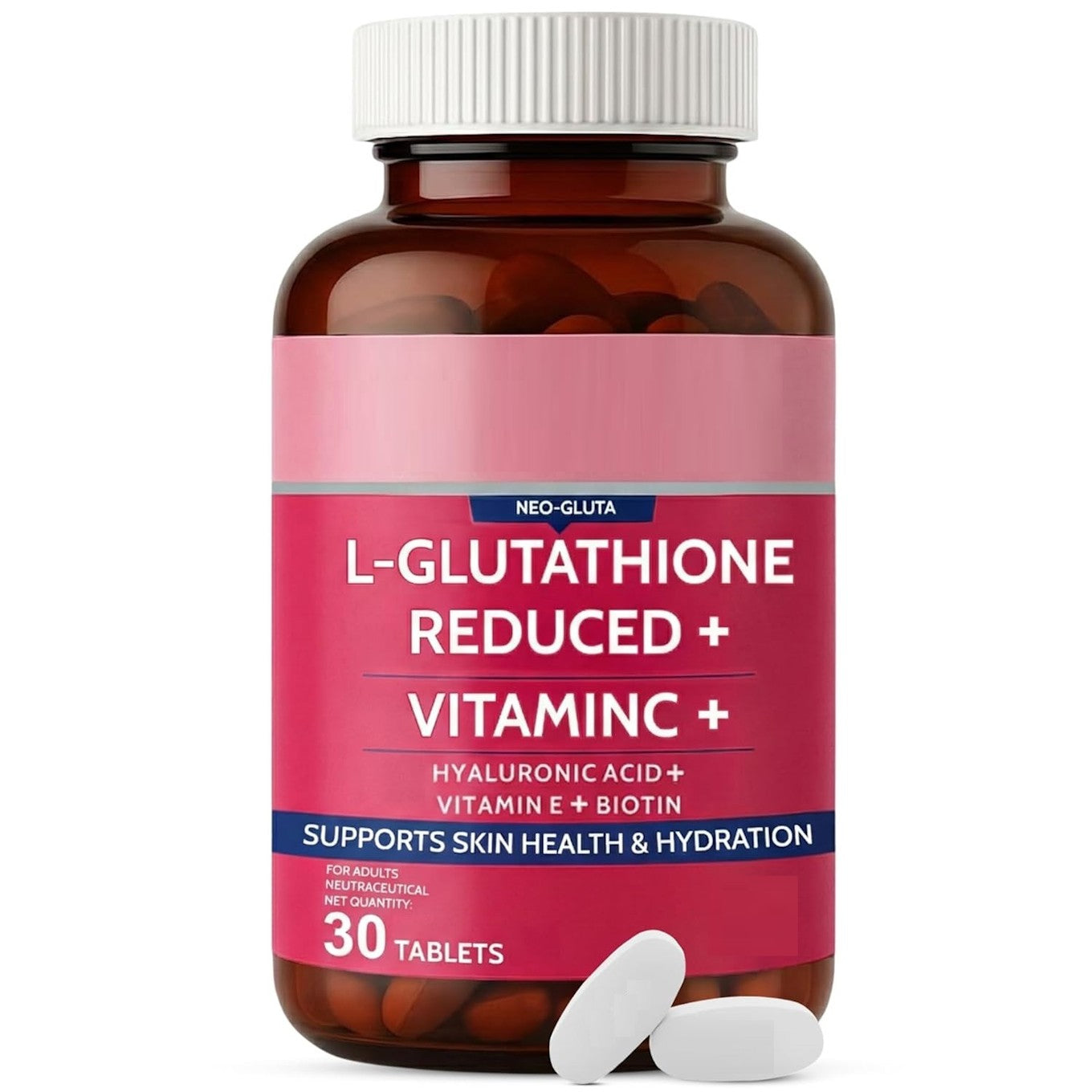 Glutathione 500mg Tablets 30 Count