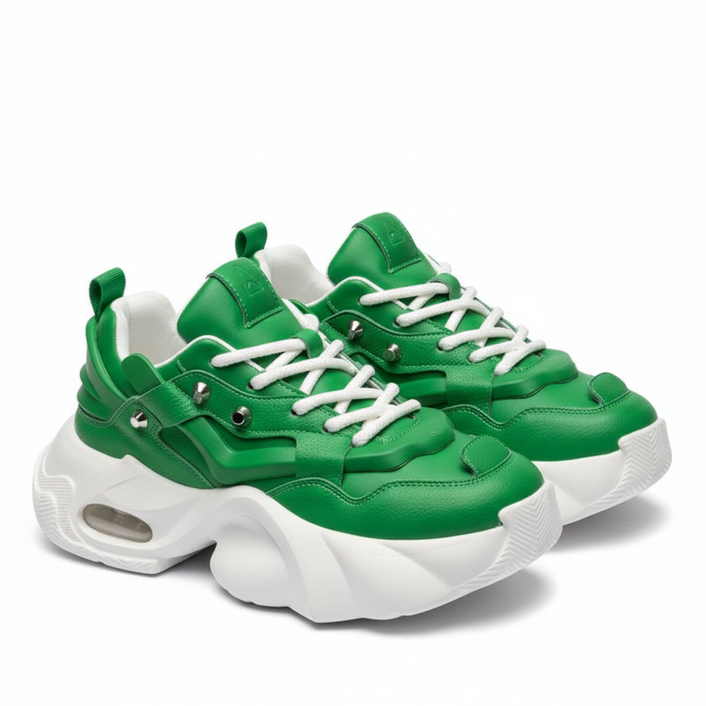Women's Sport Sneakers Green (UK-8)
