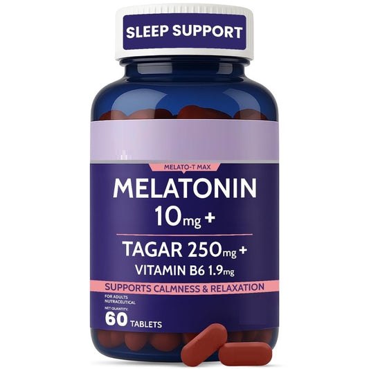Melatonin 10mg Tagar Sleep Tablets 60 Count